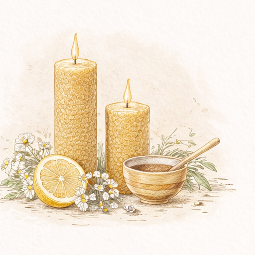 Money Flow & Stability candle illustration
